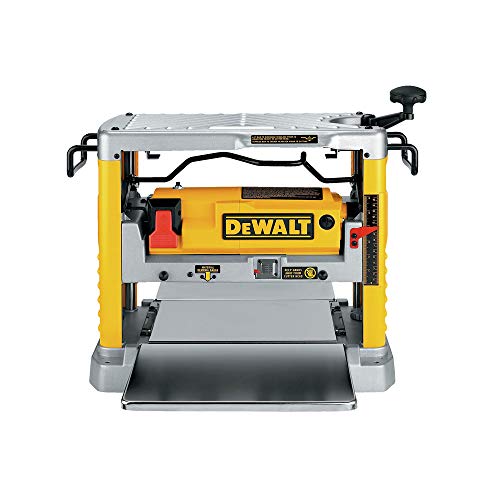 DEWALT Benchtop Planer, 15-Amp, 12-1/2-Inch, 3-Knife Cutter, 20,000 RPM, Corded (DW734)