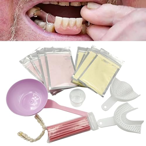 DIY Dentures-Fake Teeth-Customizable Denture Solution for Fixing the Missing and Broken Tooth,Create Your Perfect Smile at Home