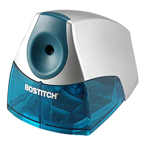 Bostitch Office Personal Electric Pencil Sharpener, Powerful Stall-Free Motor, High Capacity Shavings Tray, 7yr Warranty, Blue