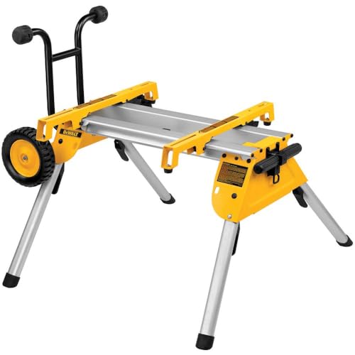 DEWALT Table Saw Stand, Rolling Stand, Collapsible and Portable, Lightweight and Compact (DW7440RS)