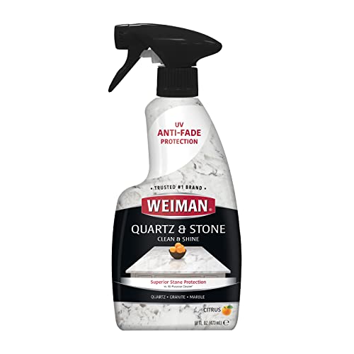 Weiman Quartz Countertop Cleaner and Polish - Clean & Shine Your Quartz Countertops Islands and Stone Surfaces with UV Protection