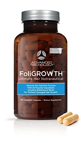 FoliGROWTH™ Hair Growth Supplement for Thicker Fuller Hair | Approved* by the American Hair Loss Association | Revitalize Thinning Hair, Backed by 20 Years of Experience in Hair Loss Treatment Clinics