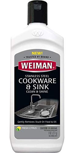 Weiman Stainless Steel Sink and Pots & Pans Cleaner and Polish