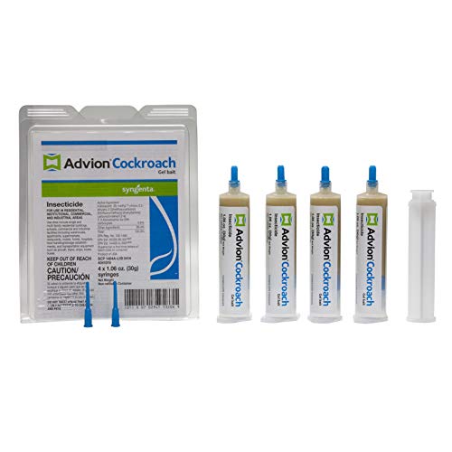 Syngenta 383920 Advion Cockroach Gel Bait 4 X 30 Gram Tubes Roach Control