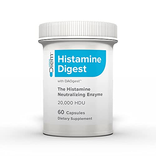 Omne Diem Histamine Digest DAO 20,000 HDU - 60 Caps - Histamine Neutralizing Enzyme - Relieve Histamine Intolerance with Diamine Oxidase