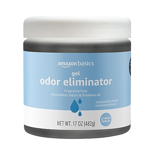 Amazon Basics Gel Odor Eliminator, Charcoal, 1.06 Pound (Pack of 1)