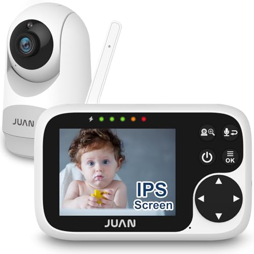 JUAN Video Baby Monitor with Camera and Audio - No WiFi Baby Camera Monitor with 3.2