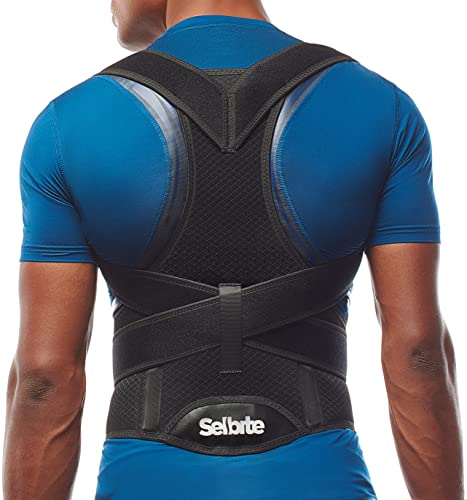 Back Brace Posture Corrector for Men and Women - Adjustable Posture Back Brace for Upper and Lower Back Pain Relief - Muscle Memory Support Straightener (X-Large)