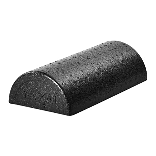 Yes4All High Density Half Round Foam Roller Support Pain Relieved, Physical Therapy, Back, Leg and Muscle Restoration, 12