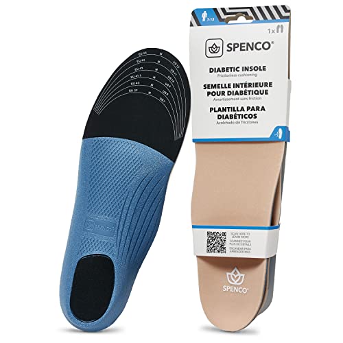 Spenco Diabetic Insole Trim to Fit for Cushioning, Reduced Friction, Foot discomfort and All Day Comfort