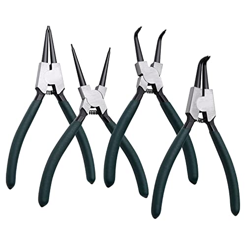 LFSEMINI Snap Ring Pliers Set, 4pcs 7