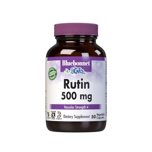 Bluebonnet Nutrition Rutin 500 mg, 50 Vegetable Capsules