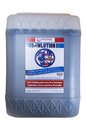 Benchmark Fluids Sawlution II 5 gals Synthetic Grinding and Sawing Coolant 5 gal Carboy