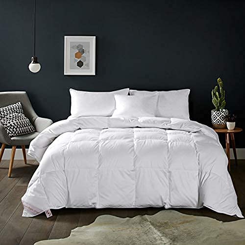MAPLE DOWN Soft King Size Comforter Duvet Insert-Down Alternative Comforter Quilted with Corner Tabs-Lightweight Breathable Brushed Microfiber Machine Washable (King, 106
