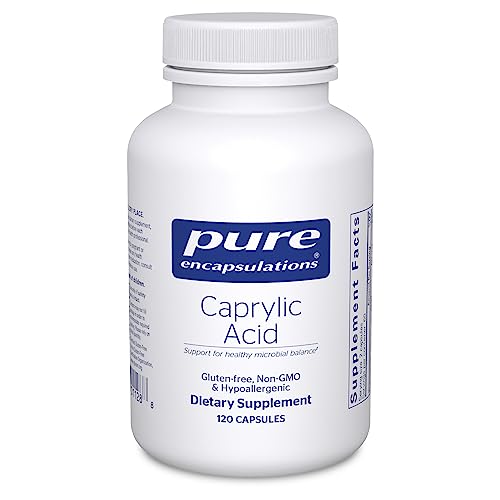 Pure Encapsulations Caprylic Acid | Supplement for Gut and Digestive Health, GI Balance, Gastrointestinal Support, and Intestinal Health* | 120 Capsules