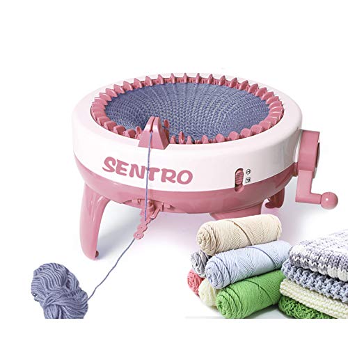 FYGAIN SENTRO Knitting Machines, 40 Needles Knitting Loom Machines, Smart Knitting Board Rotating Double Weaving Loom Machine Kit for Kids and Adults