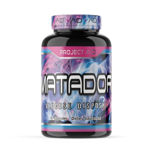 Project AD Matador Muscle Builder Enhances Muscle Pumps and Promotes Muscle Growth And Energy (60 Capsules)