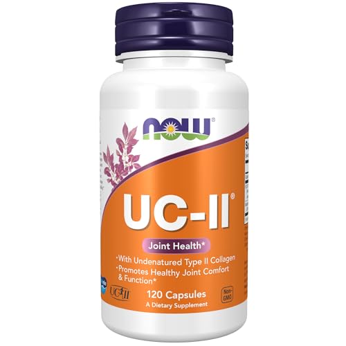 NOW Supplements, UC-II Type II Collagen with Undenatured Type II Collagen, 120 Veg Capsules