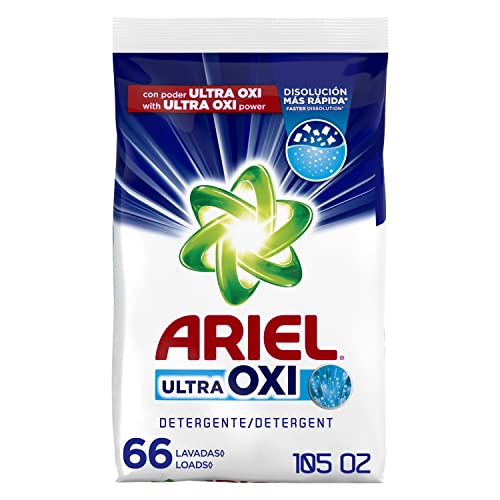 Ariel, with Ultra Oxi, Powder Laundry Detergent, 105 oz 66 loads