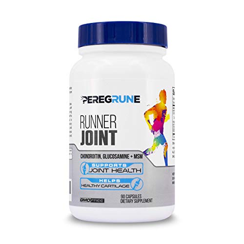 PEREGRUNE Runner Joint Support Supplement - Healthy Knees, Back, Cartilage, & Joints – Glucosamine Chondroitin MSM- GMP Certified Running Supplements and Joint Support for Athletes – 90 Capsules