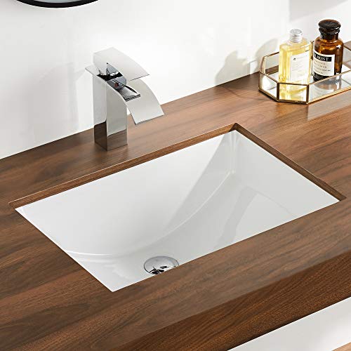 DeerValley DV-1U101 Ally Undermount Bathroom Sink Rectangular, 21