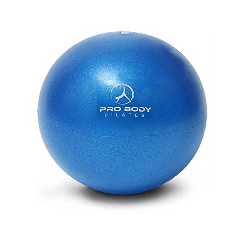 ProBody Pilates Ball Small Exercise Ball, 9 Inch Bender Ball, Mini Soft Yoga Ball, Workout Ball for Stability, Barre, Fitness, Ab, Core, Physio and Physical Therapy Ball at Home Gym & Office