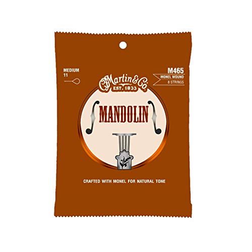 Martin Mandolin Monel Wound 8-Strings, Medium (M465) Med