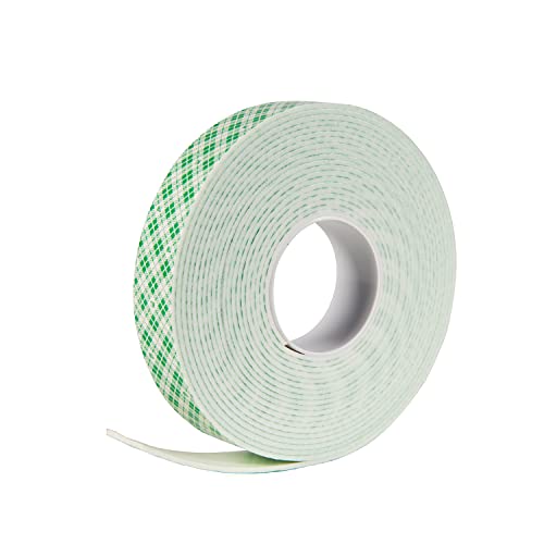 3M 4026 Natural Polyurethane Double Coated Foam Tape, 0.75