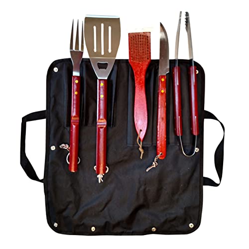 The Perfect CampfireGrill 1085 BBQ Tools, Black