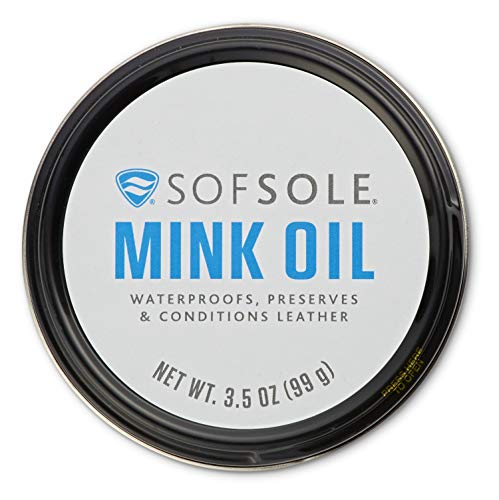 Sof Sole Mink Oil for Conditioning and Waterproofing Leather