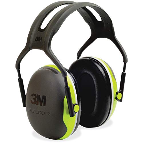 3M Peltor X4A Over-Head Ear Muffs, NRR 27 dB Noise Protection - For Construction, Manufacturing, Maintenance, Automotive, Woodworking, Engineering, Mining