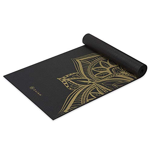 Gaiam Yoga Mat - Premium 6mm Print Extra Thick Non Slip Exercise & Fitness Mat for All Types of Yoga, Pilates & Floor Workouts (68