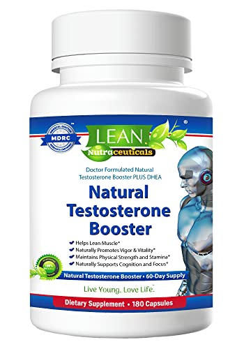 Testosterone Booster for Men, 180 Capsules Male Test Energy Enhancing Pill, Super Muscle Gain Workout Supplement, Hormone & Weight Balance with Maca Root, Horny Goat Weed, Tongkat Ali, Tribulus, DHEA