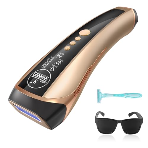 Laser Hair Removal for Women and Men,at Home IPL Hair Removal Upgraded 999999 Flashes Permanent Hair Remover,Painless Hair Remover on Face,Body,Bikini, Whole Body Treatment