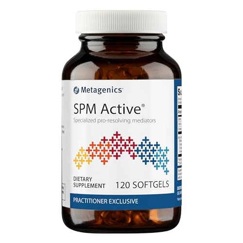 Metagenics SPM Active - Specialized Pro Resolving Mediators for Joint Comfort, Tissue Health & Minor Discomfort Relief* - Non-GMO - Gluten Free - 120 Softgels