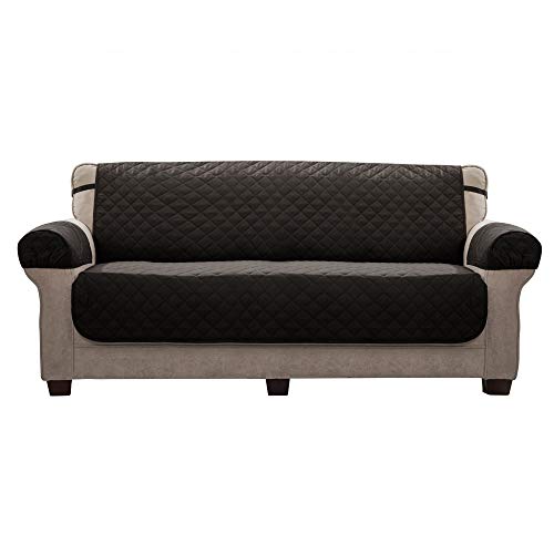 Zenna Home Reversible Furniture Cover Petcover, Sofa, Black