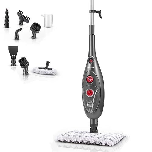 Moolan Steam Mop for Hardwood Floors 12 in 1 Steam Mop,Detachable Handheld Steamer Mop,Multipurpose Steam Cleaner for Floors,Floor Steamers for Hardwood and Tile