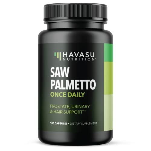 Saw Palmetto for Men Prostate Supplements | Prostate Support Supplement for Mens Health | Potent Saw Palmetto for DHT, Urinary and Prostate Health | Over 3 Month Supply Mens Prostate & Hair Vitamins