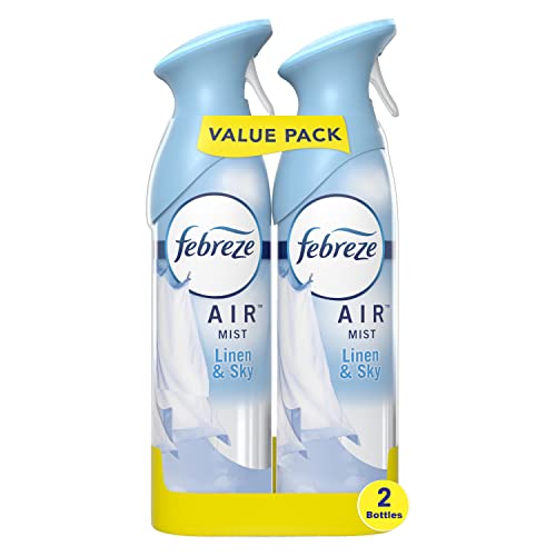 Febreze Odor-Fighting Air Freshener, Linen & Sky, 8.8 Ounce - 2 Count (Pack of 1)