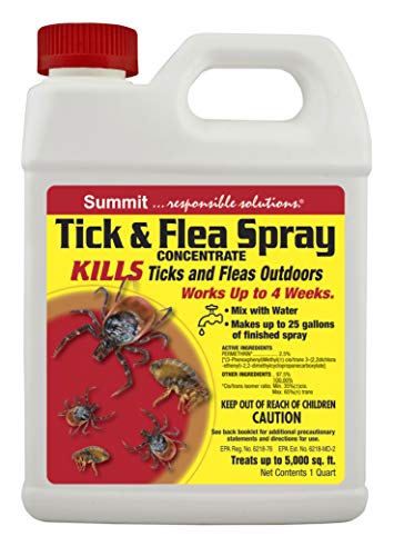 Summit...reponsible solutions. TICK & FLEA Spray - Concentrate - Quart, Natural