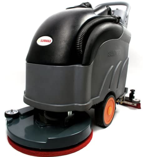 SUNMAX RT50D Self-Propelled Floor Scrubber Dryer Machine, Battery Powered, Complete Set of Parts, 22