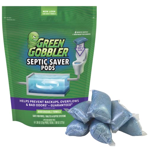 Septic Tank Treatment Packets | 6 Month Septic Tank Supply | Natural Bacteria | Made in USA