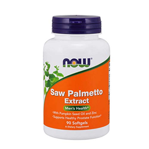 NOW Supplements, Saw Palmetto Extract with Pumpkin Seed Oil and Zinc, Men