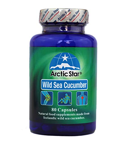 Arctic Star - Sea Cucumber Capsules - Natural Pure Iceland Atlantic Wild Caught Sea Cucumber Extract Supplement Pills - Joint Health Support & Immune Booster 400mg 80 Capsules/Bottle –北极星海参胶囊