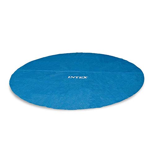 INTEX 28013E Solar Pool Cover: For 15ft Round Easy Set and Metal Frame Pools – Insulates Pool Water – Reduces Water Evaporation – Keeps Debris Out – Reduces Chemical Consumption