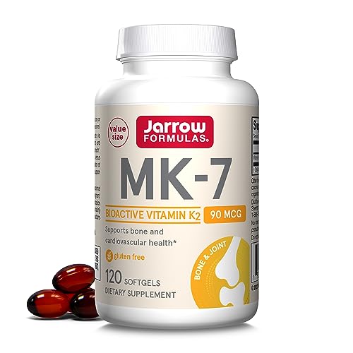 Jarrow Formulas MK7, Promotes Bone Health, 90 mcg, 120 Softgels