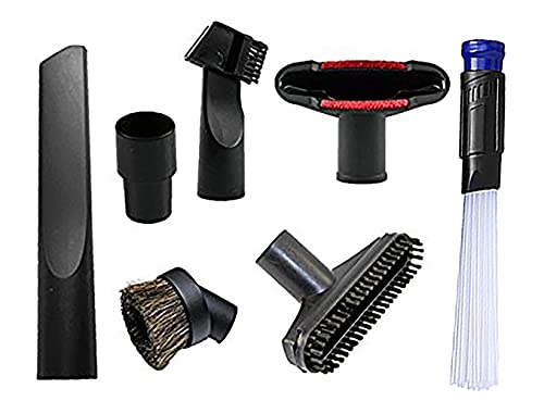 1 1/4 inch Vacuum Attachments Brushes Kit 1-1/4 inch 1-3/8 inch Vacuum Cleaner Accessories for 32mm and 35mm Standard Hose