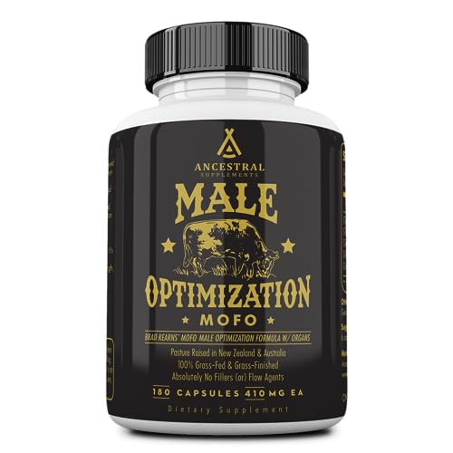 Ancestral Supplements Mofo, Supplements for Men, Support for Test and Energy Levels and Overall Men