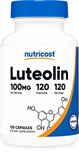 Nutricost Luteolin 100mg 120 Capsules - Vegetarian Friendly, Non-GMO, Gluten Free