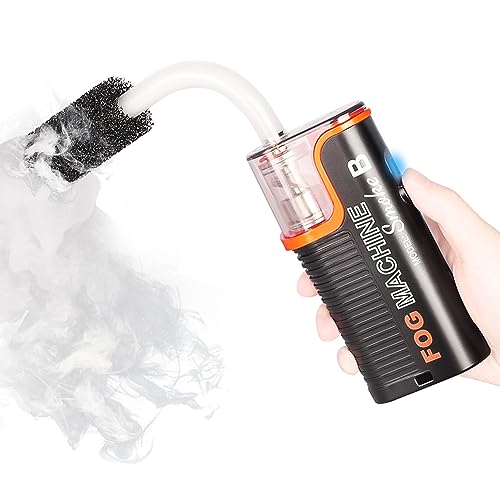 LENSGO Smoke B Smoke Machine, Fog Machine with Remote Control Portable Hand-held Forgger for Photography, Outdoor Events, Parties, Stage Effects, Halloween, Disinfection or Weddings